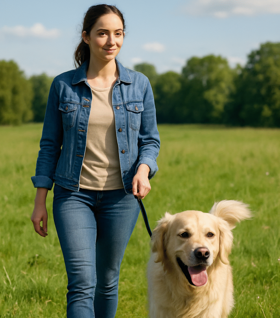 Inés, educadora canina